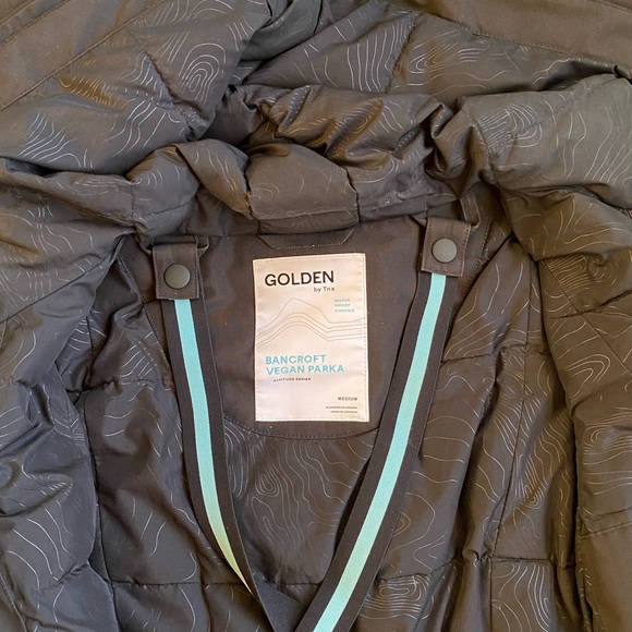 TNA Bancroft Vegan Parka Mid-Length Black size Medium - Picture 4 of 4